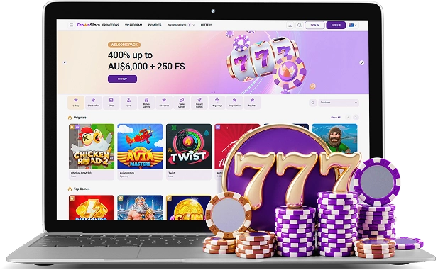 Crown Slots Casino CA Desktop